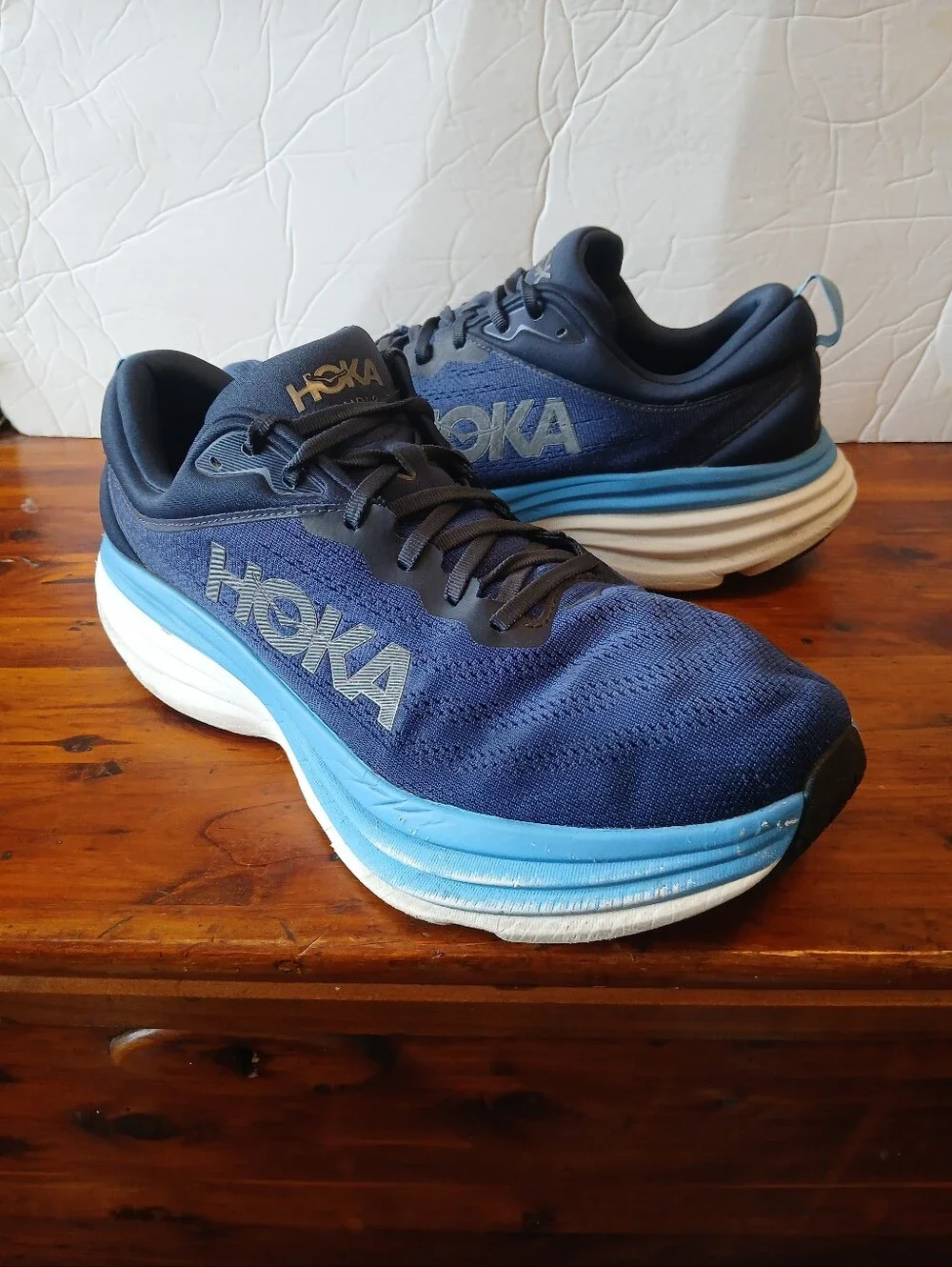 Hoka One One Bondi 8 Runnong Shoes Men's Size 13 2E